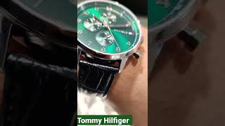 Tommy Hilfiger Men Green Dial Watch | #shorts #watchlover