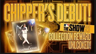 99 CHIPPER JONES DEBUT! TOP 3 PLAYER IN MLB THE SHOW 21 DIAMOND DYNASTY