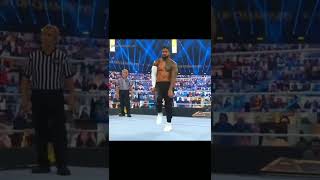 jey uso danceing in front of Roman Reigns #romanreigns #wwe #shorts