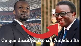 Ce que Sonko révélait sur Amadou Ba