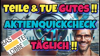 **BASTEI-LÜBBE-AKTIE 📚🔊🪶*Teile und tue Gutes*Mo-Fr  um 06 Uhr neu* #AI #KI #90%