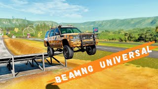 High Speed Collision On Highway #9 - BeamNG Drive / BeamNG Universal