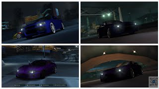 дрифт на Nissan Skyline R34 и Toyota Supra  в Need For Speed Carbon (NFSC)