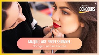 Corriger une fine bouche [Formation Maquillage professionnel - Vidéo Tuto - Extrait de cours]