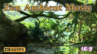 Zen Ambient Music for Meditation & Relaxation 4K HDR 16:9