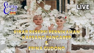 MOMENT KIRAB RESEPSI PERNIKAHAN KAESANG PANGAREP DAN ERINA GUDONO 😍😍