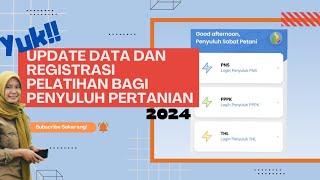 Yuk !! Update Data dan Registrasi Pelatihan Bagi Penyuluh Pertanian