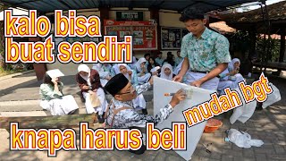 Seru2an bareng kelas buat kanvas sendiri yg berkwalitas kelas 9C