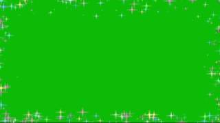 Green Screen Glitters Sparkle Frame Colour Shiny Footage Frame Glitter color Chromakey