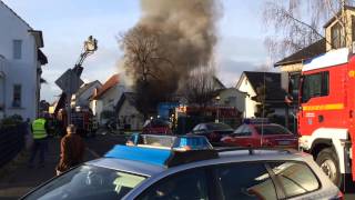 Brand in der Meerstrasse am 08.12.2014