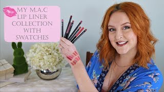 M.A.C LIP LINER COLLECTION | WITH LIP SWATCHES | SIRENA GRACE CELES