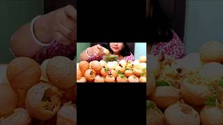 200 spicy panipuri eating challenge/golgappa eating challenge/street food ASMR eating mukbang#shorts