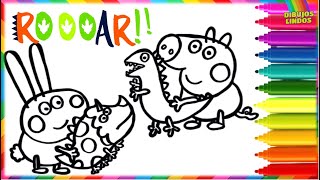 Peppa Pig 🐷 George y su dinosaur 🐷 George's Friend 🐷 Dinosaur is Lost 🐷 Giant George and Dinosaur