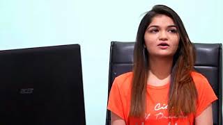 Tushita Sharma our Graphic Designing student Review about Bigboxx Academy Chandigarh