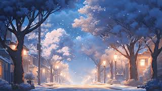 My Life Lofi Music 🍢 Winter Snowing in a Village ~ Chill Beats for Study/Work and a Better Mood