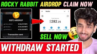 Rocky Rabbit Airdrop Withdrawal 🤑 | RBTC Withdrawal Process | Rocky Rabbit Airdrop Listing