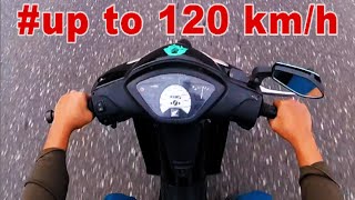 Honda wave 125 stock - top speed - GoPro Session Hero4