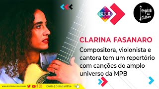 Clarina Fasanaro | Compositora e Cantora de MPB | Esquina da Cultura