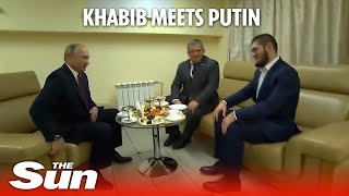 Khabib meets Putin after McGregor victory