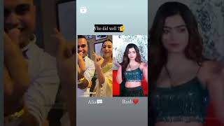 Rashmika Mandanna Romantic video/Tamil Cute Actress Rashmika Man/Beautiful Girls #shorts video video