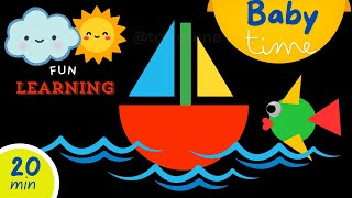 Totto Tune Sensory - From Basic Shapes to🏠🌸🐠⛵ with Music!