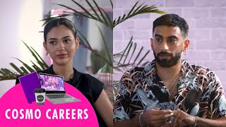 Natalie Sallaum and Anas Bukhash on turning their passion into paycheques​ | Cosmo Careers 2021 ✍️ 💰