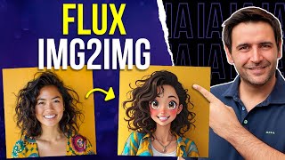 Crea IMÁGENES a partir de otras IMÁGENES con FLUX 🚀  Tutorial IMG2IMG con Flux