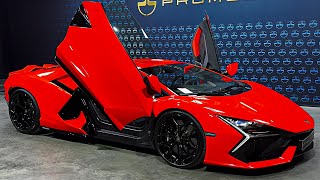 Lamborghini Revuelto 2025 — звук, детали интерьера и экстерьера