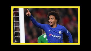 Man united eye chelsea's willian, expecting winter mkhitaryan bids