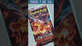 🔥 Pokemon Pack Opening 7 of 36! Obsidian Flames #pokemon #shorts #pokemontcg #packopening #unboxing