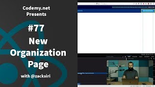 React: New Organization Page - [077]