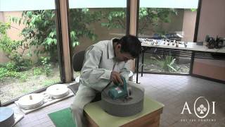 Japanese Matcha Stone Mill Grinder , Mr. Ito - AOI Tea Company