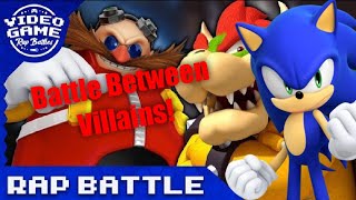 EGGMAN HAS BARS?!! | Sonic REACTS To Bowser vs. Dr. Eggman - Video Game Rap Battle *REACTION*