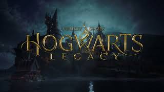 Hogwarts Legacy intro title but with the Harry Potter theme song (Hedwig's Theme)