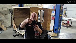 How to camper Departure angle, roof spars insulated square drop Episode 5 teardrop diy home built