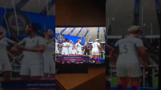 Winning the Women's international cup in FIFA 17