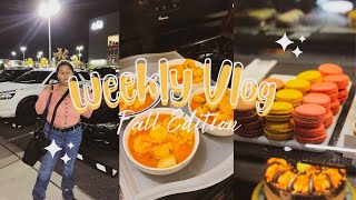 Weekly Vlog, dinner dates, chat with me and halloweekend eats