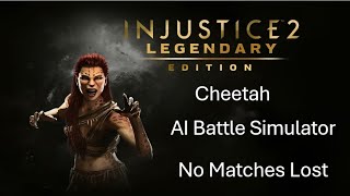 Injustice 2 - Cheetah - Advanced Battle Simulator (Medium) (No Matches Lost)