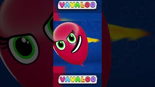 Big Balloons, Sweet Apples & Surprise Eggs! #vavaloo #shorts #kidslearning #kidssongs