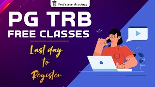 PG TRB Free course | Last day to Register | Hurry up!