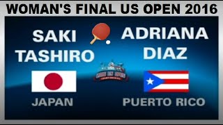 Adriana Díaz vs Saki Tashiro - USA Open 2016 FINAL