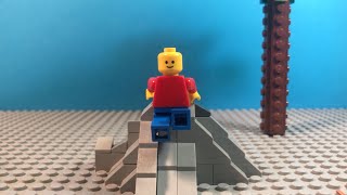 lego man and his climbing skills