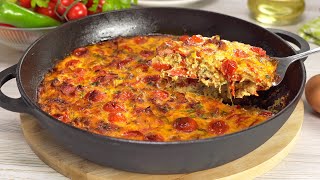 ФРИТТАТА - популярный итальянский завтрак с овощами. Рецепт от Всегда Вкусно!