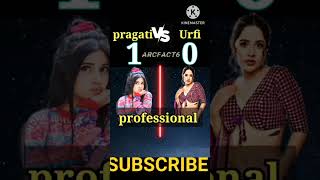 💥 pragati varma VS Urfijaved 😱 compitition@arcfact6 #pragati varma#urfijaved#viral#explore#short