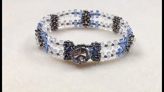 Crystal Ladder Bracelet Tutorial