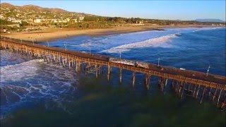 Full VENTURA PIER STORM DAMAGE 2015 Aerial Drone 4K HD Phantom P3 Professional