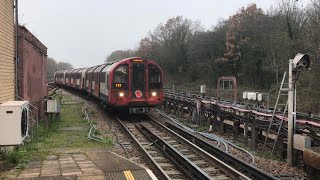 Central Line Train to Epping from Northolt station to East Acton station