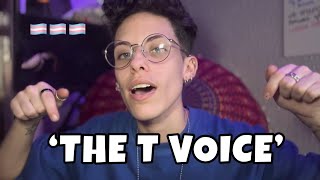 “The T Voice” | FTM Testosterone Voice Changes (3 Months on T)