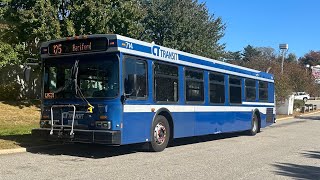 CTtransit 2007 New Flyer Industries D40LF #714 Ride on NEW route 125