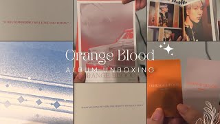 unboxing signed Enhypen Orange Blood albums 🍊❤️